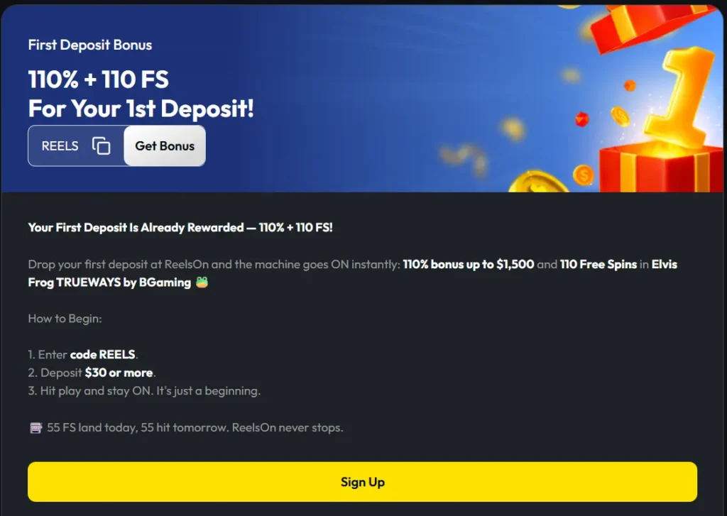 First Deposit Bonus